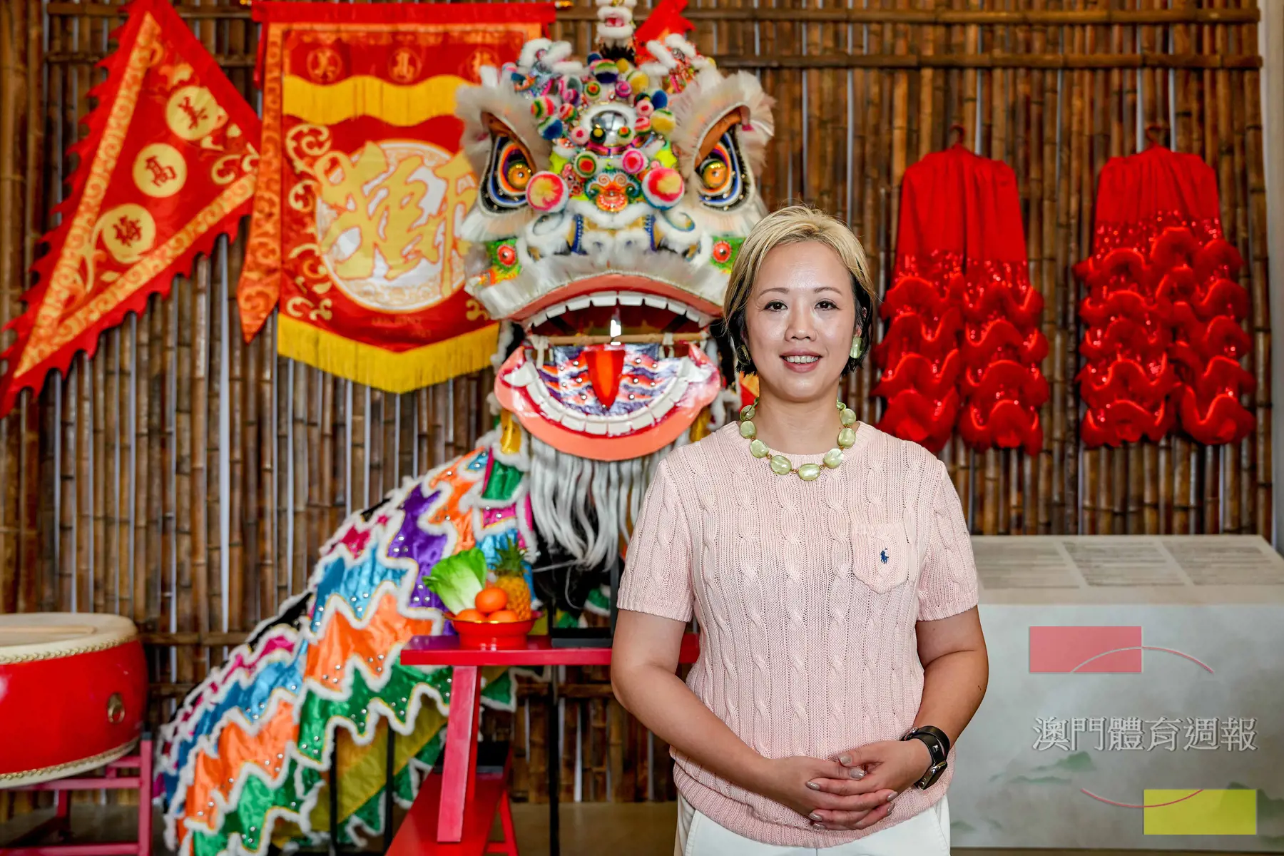 副1 美高梅品牌策劃高級副總裁廖穎琦喜見多年醒獅推廣工作見成效.jpg